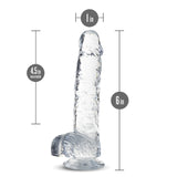 Naturally Yours 6in Diamond Crystalline Dildo