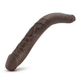 Dr. Skin 16 Double Dildo Chocolate " - iVenuss