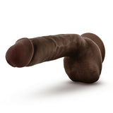 Dr. Skin Glide 8.5in Self Lubricating Dildo Chocolate