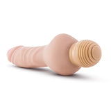 X5 Plus Mr Right Now Beige Vibrating Dildo - iVenuss