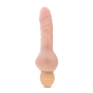 X5 Plus Mr Right Now Beige Vibrating Dildo - iVenuss