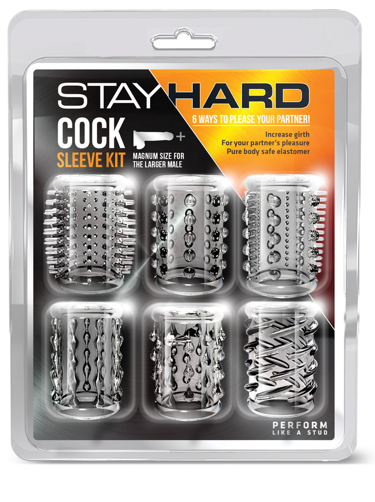 Stay Hard Cock Sleeve Kit Clear - iVenuss