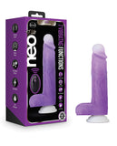 Neo Elite Encore 8 Vibrating Dildo Purple 