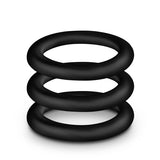Performance Vs2 Pure Premium Silicone Cockrings Small Black - iVenuss