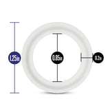 Performance Vs2 Pure Premium Silicone Cockrings Small White - iVenuss