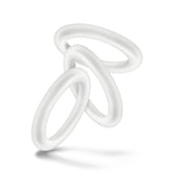 Performance Vs2 Pure Premium Silicone Cockrings Small White - iVenuss