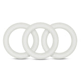 Performance Vs2 Pure Premium Silicone Cockrings Small White - iVenuss