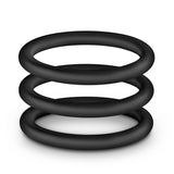 Performance Vs3 Pure Premium Silicone Cockrings Large Black - iVenuss