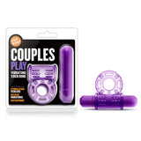 Play With Me Couples Play Vibrating Cockring Purple - iVenuss