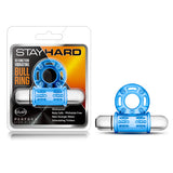 Stay Hard 10 Function Bull Ring Blue Vibrating - iVenuss