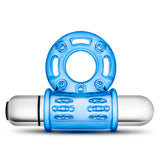 Stay Hard 10 Function Bull Ring Blue Vibrating - iVenuss