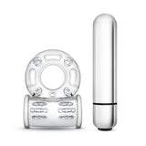 Stay Hard 10 Function Bull Ring Vibrating Clear - iVenuss
