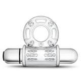 Stay Hard 10 Function Bull Ring Vibrating Clear - iVenuss