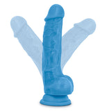 Neo 7.5 Dual Density Cock W-balls Neon Blue " - iVenuss
