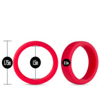 Performance Silicone Go Pro Cock Ring Red - iVenuss
