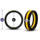 Performance Silicone Go Pro Cock Ring Black-gold-black - iVenuss