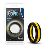 Performance Silicone Go Pro Cock Ring Black-gold-black - iVenuss