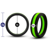 Performance Silicone Go Pro Cock Ring Black-green-black - iVenuss