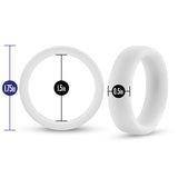 Performance Silicone Glo Cock Ring White Glow - iVenuss