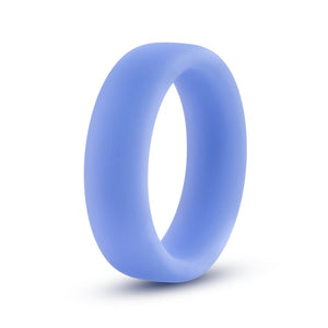 Performance Silicone Glo Cock Ring Blue Glow - iVenuss