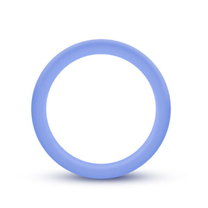 Performance Silicone Glo Cock Ring Blue Glow - iVenuss