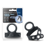 Performance Vs6 Silicone Cock & Ball Strap Black - iVenuss
