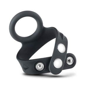 Performance Vs6 Silicone Cock & Ball Strap Black - iVenuss