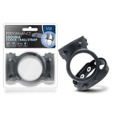 Performance Vs8 Silicone Double Cock & Ball Strap Black - iVenuss