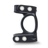 Performance Vs8 Silicone Double Cock & Ball Strap Black - iVenuss