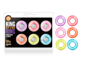 Play With Me King Of The Ring 6ct Cock Rings - iVenuss