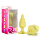 Naughty Candy Heart Spank Me Yellow - iVenuss
