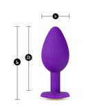 Temptasia Bling Plug Small Purple - iVenuss