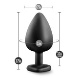 Temptasia Bling Plug Large Black - iVenuss