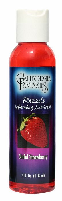 Razzels Strawberry Warming Lube 4 Oz - iVenuss
