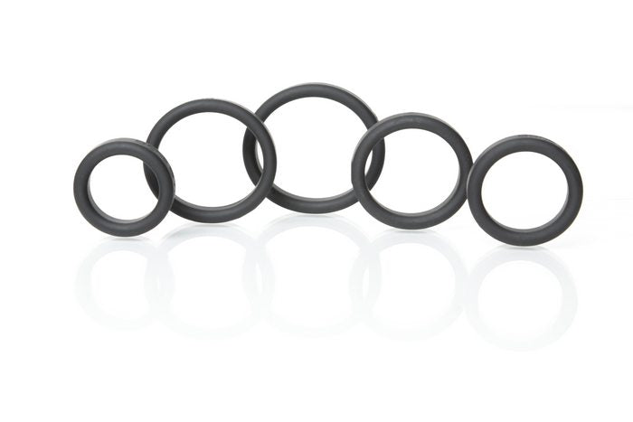 Boneyard Silicone Ring 5pc Kit Black - iVenuss