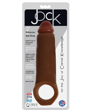 Jock 2in Enhancer W- Ball Strap Chocolate - iVenuss