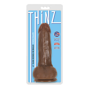 Thinz Slim Dong 6in W- Balls Chocolate