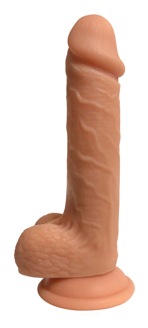 Easy Riders 7in Dual Density Silicone Dong W- Balls - iVenuss