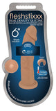 Fleshstixxx 6in Silicone Dildo No Balls Latte - iVenuss