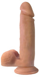 Big Shot 9 In Vibrating Remote Control Silicone Dong W- Balls Vanilla - iVenuss