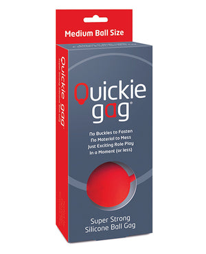 Quickie Ball Gag Medium Red - iVenuss