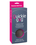 Quickie Ball Gag Medium Black - iVenuss