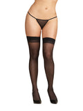Thigh High Sheer Black Os Queen Moulin - iVenuss
