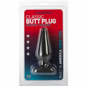 Classic Butt Plug-black Medium Cd - iVenuss
