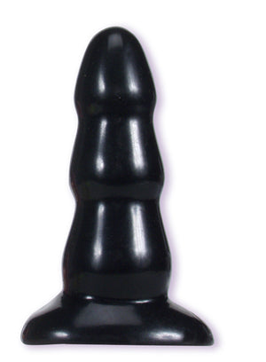 Triple Ripple Butt Plug Blk Med Cd - iVenuss
