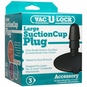 Vac U Lock Large Suction Cup Black - iVenuss