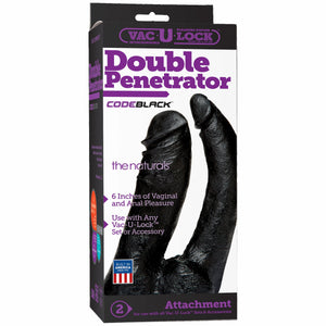 Vac U Lock Code Black Double Penetrator - iVenuss
