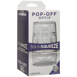 Main Squeeze Pop Off Optix Pussy & Ass Crystal Stroker - iVenuss