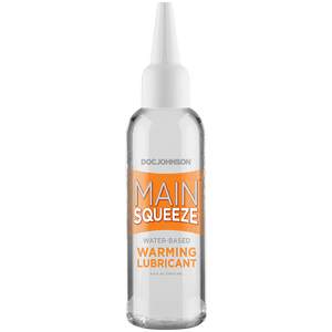 Main Squeeze Warming Water Based Lubricant 3.4 Oz - iVenuss