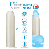 Girth Sleeve 2in Extra Girth Translucent 7in Trim-to-fit - iVenuss